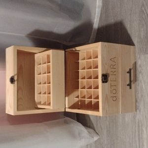 doTERRA oil wood box